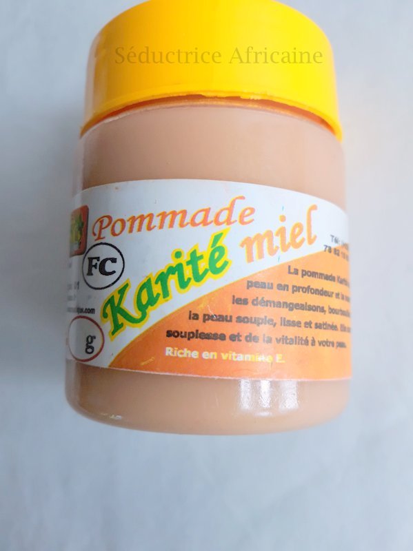 Pommade de corps Beurre de karité Miel - Seductrice Africaine