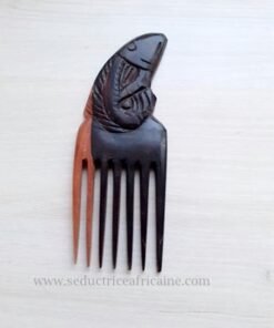 Peigne afro en bois d'ébène